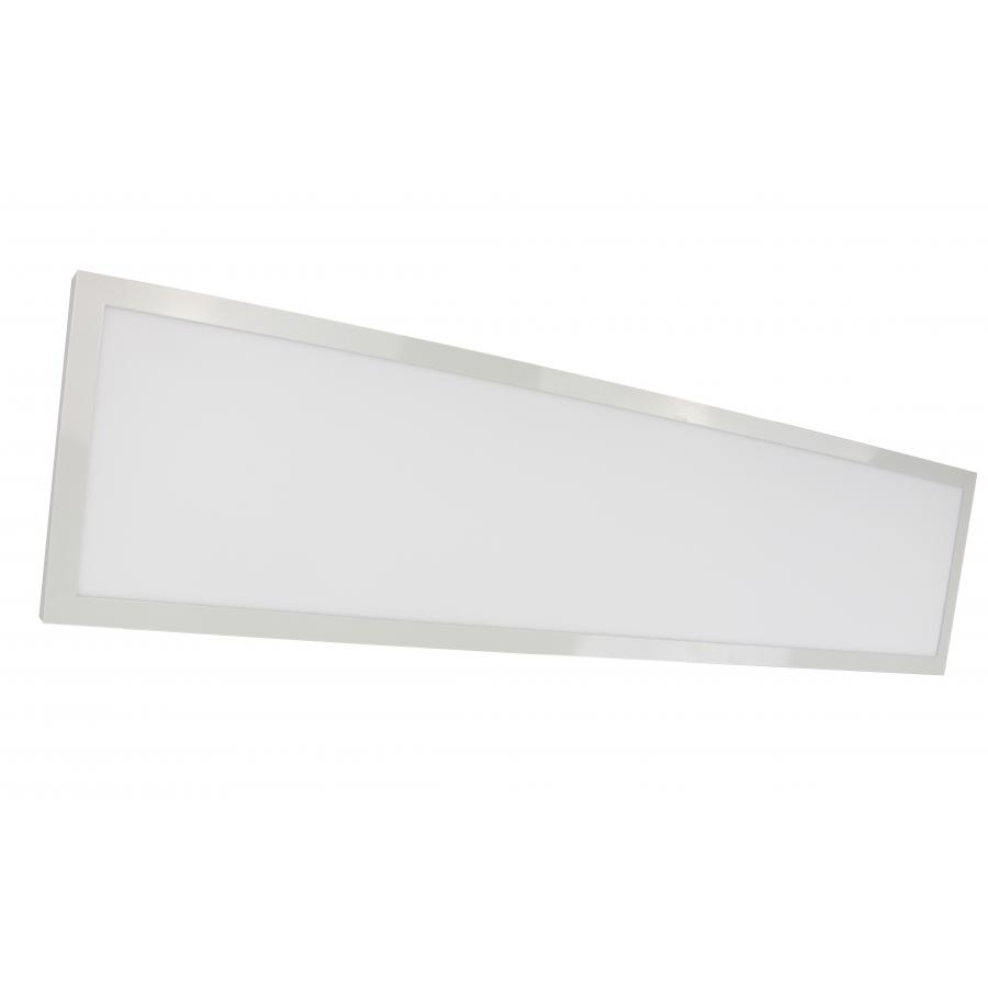 45 Watt 12" x 48" Surface Mount LED Fixture - 3000K - 90 CRI -  Low Profile - White Finish - 120/277 Volts