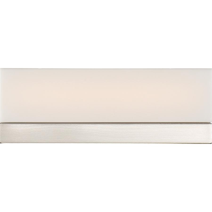 Jackson LED Small Vanity - Brushed Nickel Finish with White Acrylic
