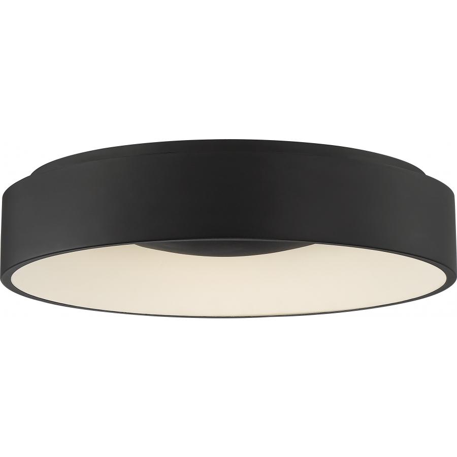 Orbit - 30 Watt LED Flush Mount - Black Finish