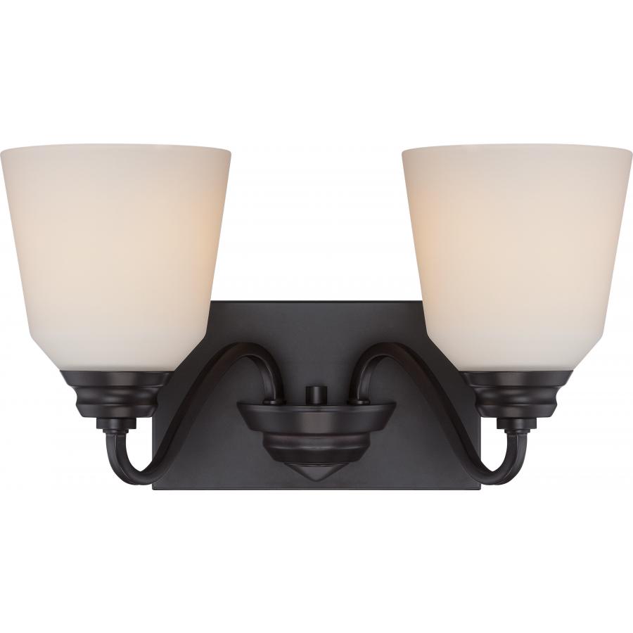 Product image for SATCO 62/377 CALVIN 2 LT VANITY / O