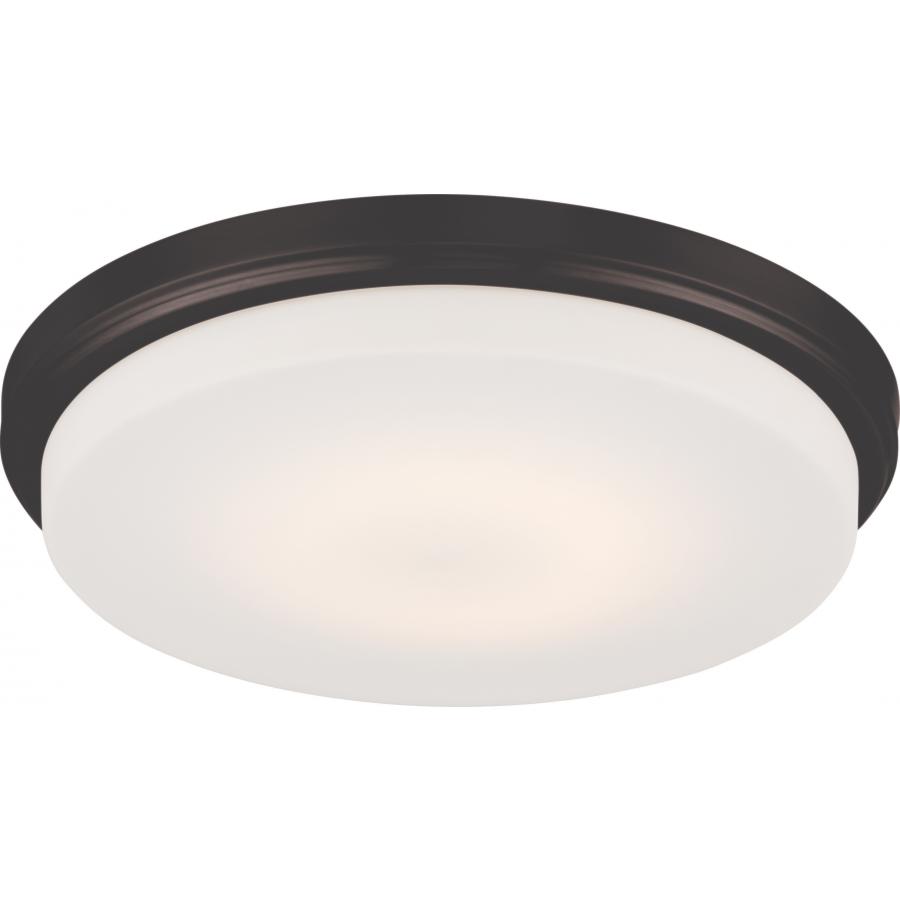 Dale LED Flush Fixture with Opal Frosted Glass