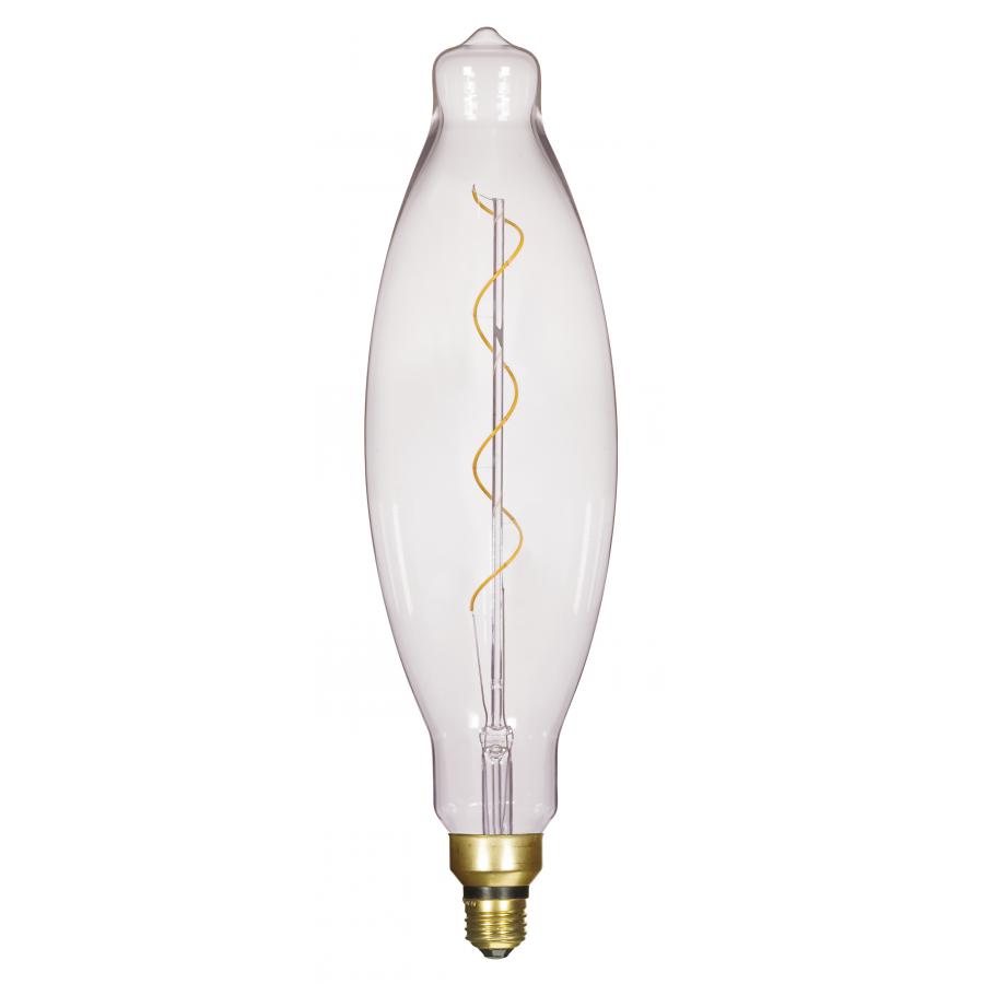 4 Watt BT38 LED Vintage Style - Clear - 25000 Average Rated Hours - Medium Base - 120 Volts