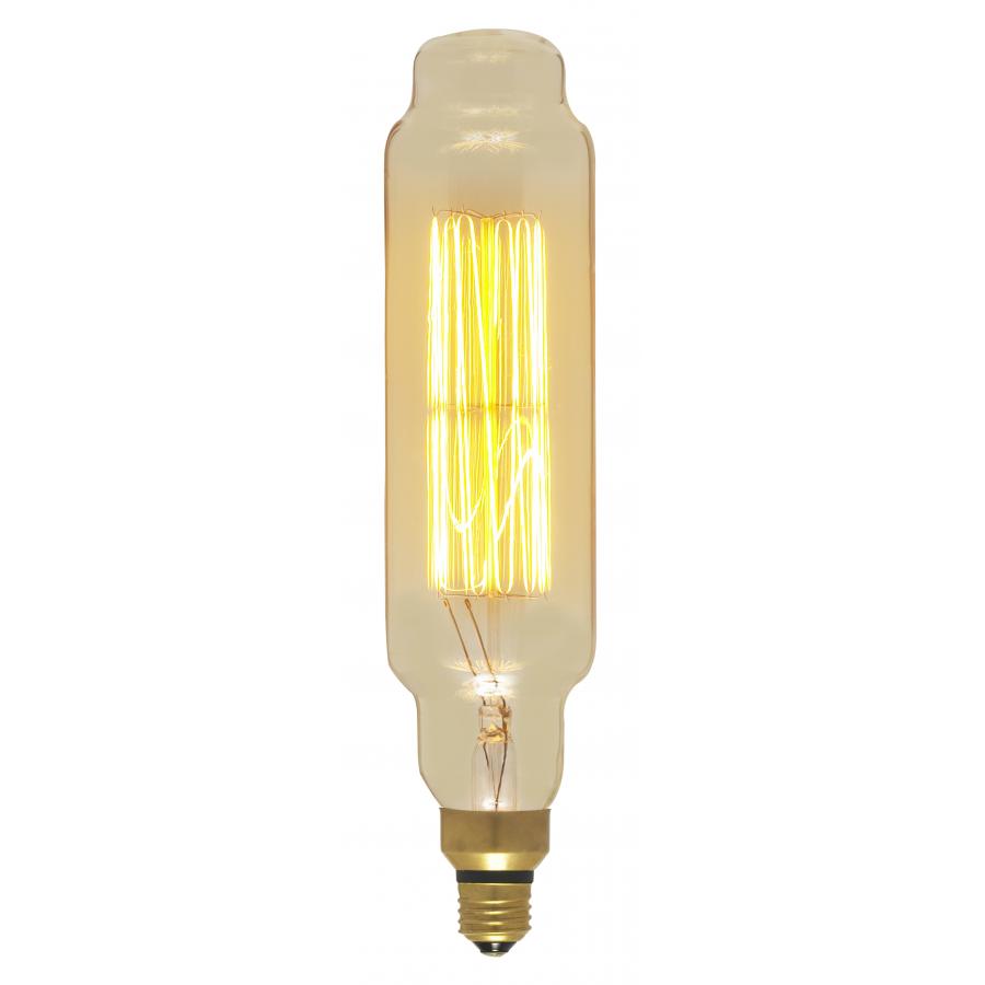 60 Watt T24 Incandescent Vintage Style - Amber - 2000 Average Rated Hours - Medium Base - 120 Volts