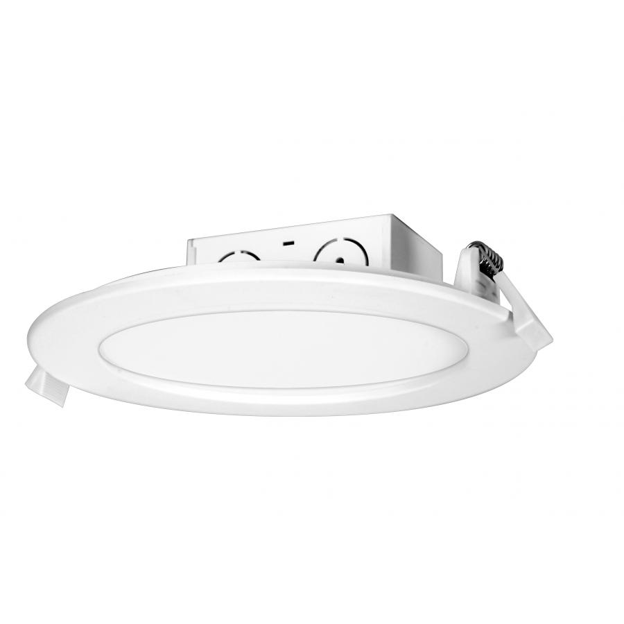 Product image for Satco S29063 11.6 watt LED Direct Wire Downlight; Edge-lit; 5-6 inch; 4000K; 120 volt; Dimmable