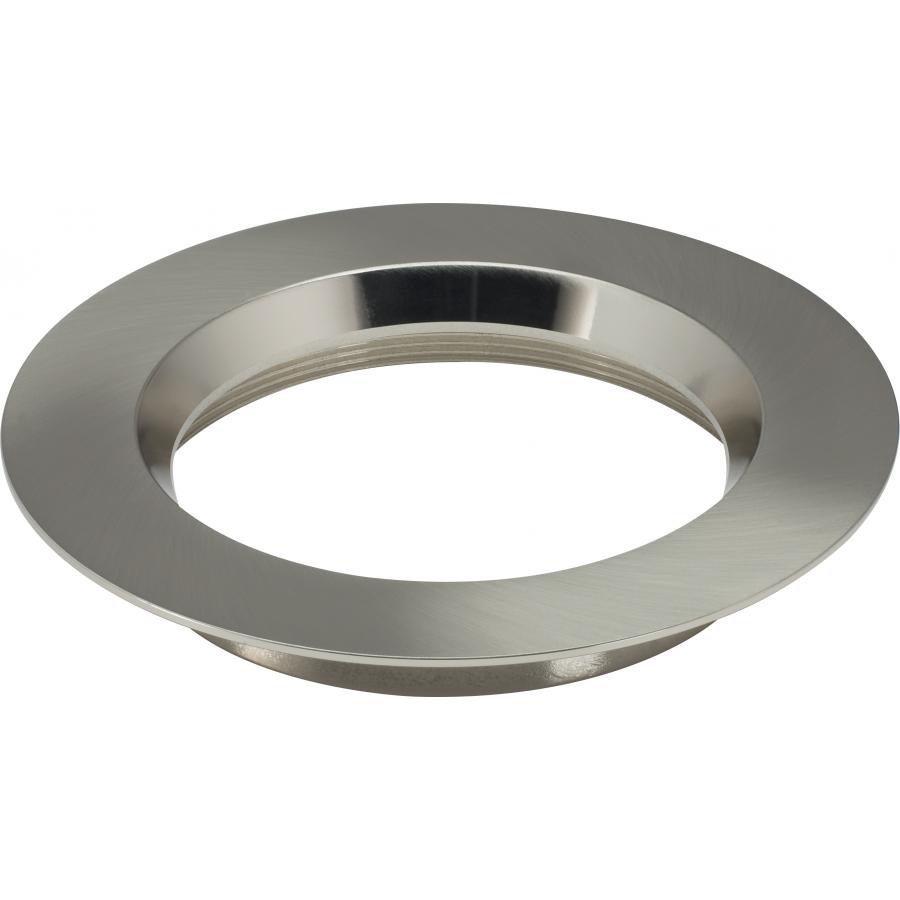 Product image for Satco S9521 Freedom Round 5" Trim Option For 5"/6" Base Unit; Satin Nickel Finish