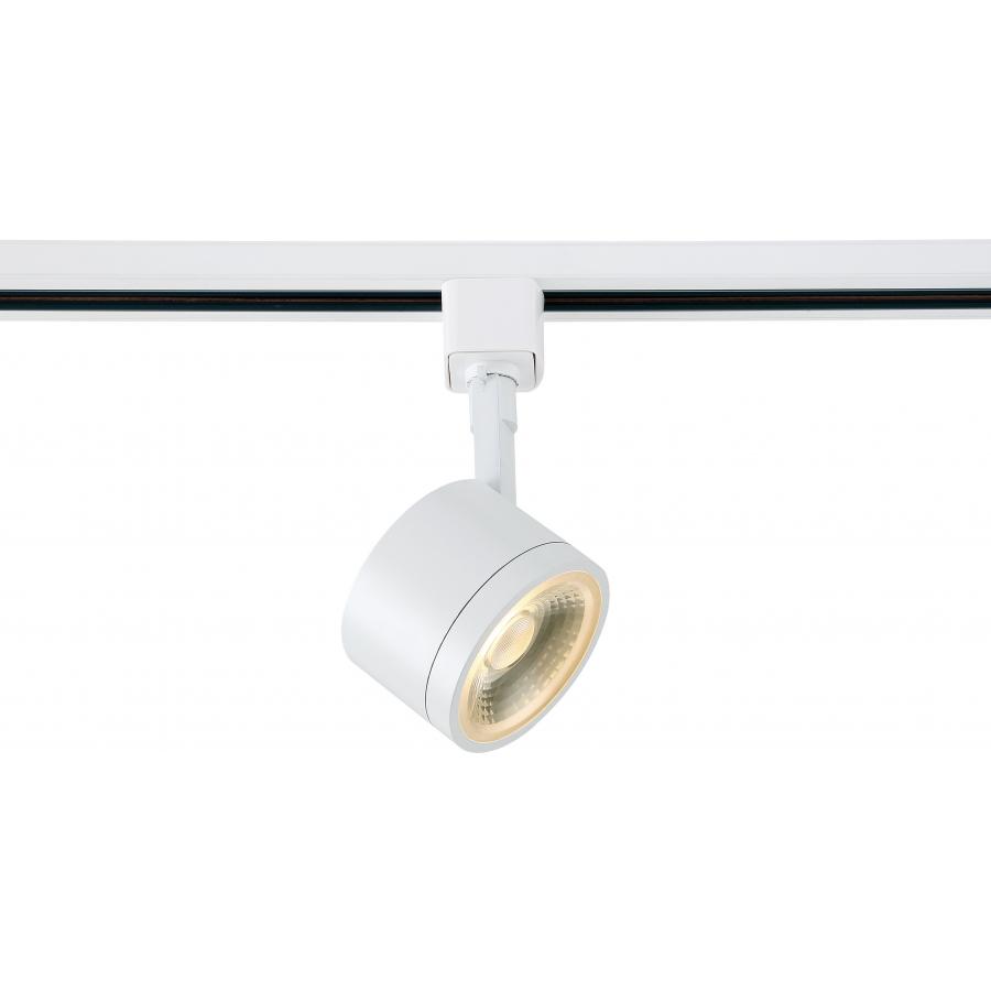 12 Watt LED Track Head - Round - White - 36 Degree Beam