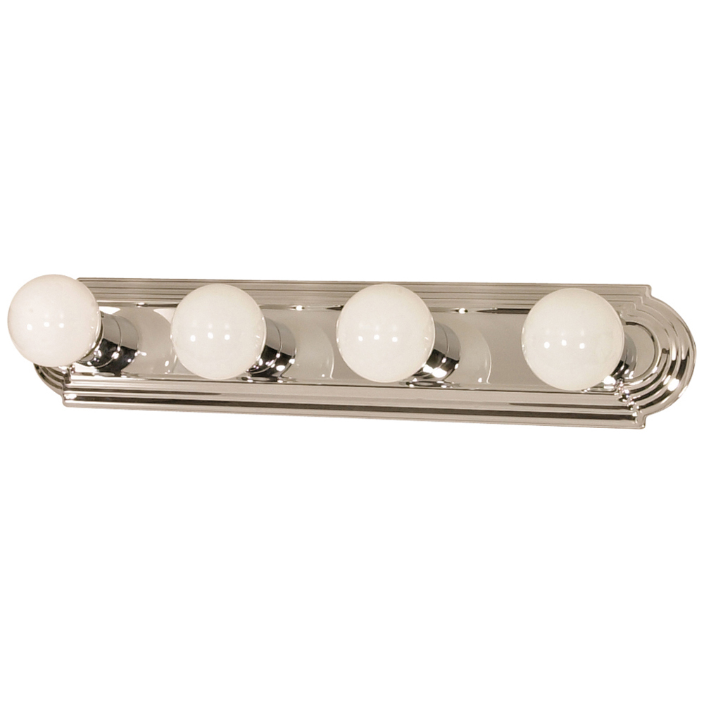 4 Light - 24 - Vanity - Racetrack Style - Polished Chrome