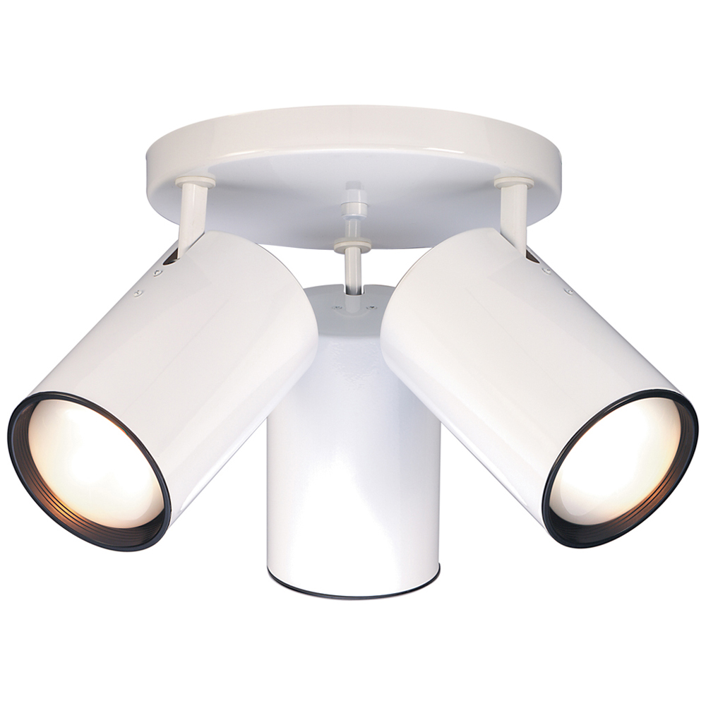 3 Light - R30 - Straight Cylinder - White