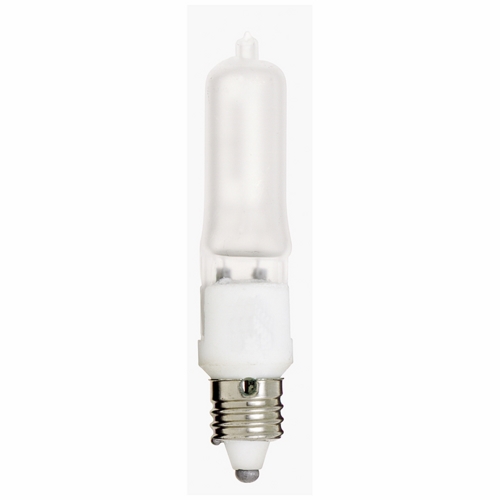 Halogen Single Ended Lamp, Designation: 250Q/F/MC, 120 V, 250 WTT, T4 1/2 Shape, E11 Mini Cand Base, Frosted, CC-8 Filament, 2000 HR, Lumens: 3780 LM Initial, 3000 DEG K Color Temperature, Warm White 3-5/32 IN Length, 9/16 IN Diameter