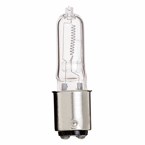 Designation: 75Q/CL/DC 120V. CARDED, 75 watt, Halogen, T4, Clear, 2000 Average rated Hours, 1250 Lumens, DC Bay base, 120 volts