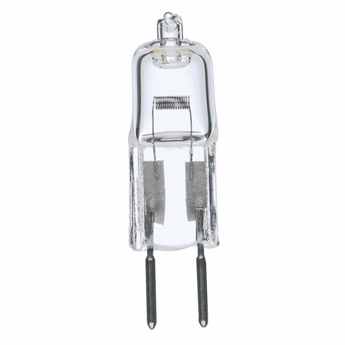 Designation: 20W 20T3 MINI BI-PIN, 20 watt, Halogen, T3, Clear, 2000 Average rated Hours, 300 Lumens, Bi Pin G4 base, 12 volts