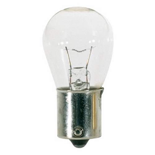 Miniature Lamp, Designation: 93, 12.8 V, 13.31 WTT, S8 Shape, BA15s SC Bay Base, C-6 Filament, 700 HR, 1.04 AMP, 1-7/16 IN Length, 1 IN Diameter