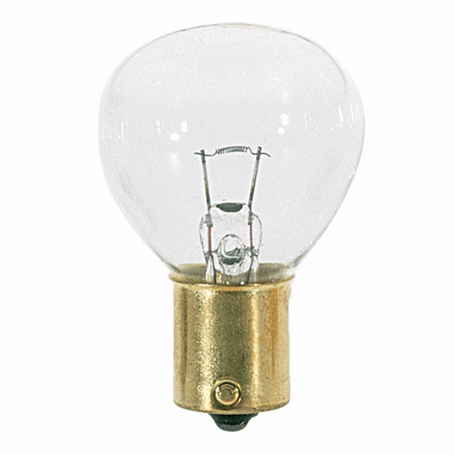 Miniature Lamp, Designation: 1133, 6.2 V, 24.24 WTT, RP11 Shape, BA15s SC Bay Base, C-6 Filament, 200 HR, 3.91 AMP, 2-1/4 IN Length, 1-3/8 IN Diameter