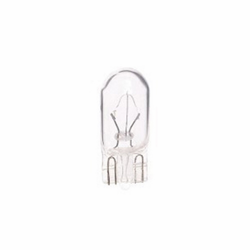 Miniature Lamp, Designation: 259, 6.3 V, 1.58 WTT, T3 1/4 Shape, W2.1x9.5d Mini Wedge Base, C-2R Filament, 5000 HR, 0.25 AMP, 1-5/8 IN Length, 13/32 IN Diameter