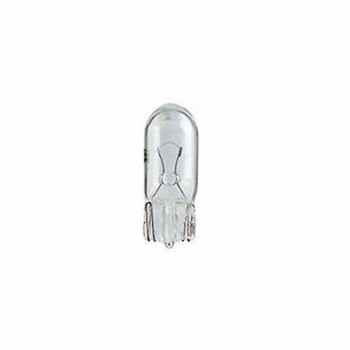 Miniature Lamp, Designation: 656, 28 V, 1.68 WTT, T3 1/4 Shape, W2.1x9.5d Mini Wedge Base, C-2F Filament, 2500 HR, 0.06 AMP, 1-5/8 IN Length, 13/32 IN Diameter