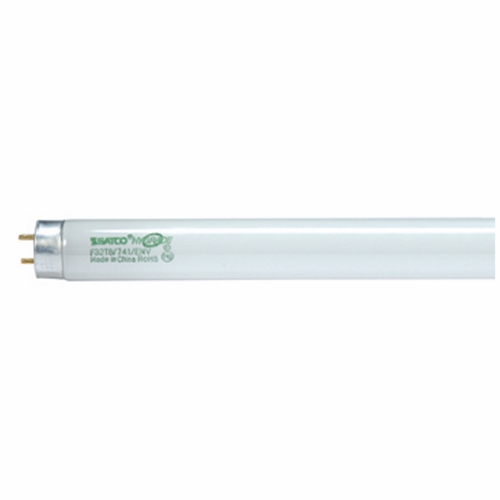 Fluorescent T8 Linear High Lumen Lamp, Designation: F32T8/865/HL/ENV, 32 WTT, T8 Shape, G13 Medium Bi Pin Base, 24000 HR, Lumens: 3000 LM Initial, Lumens: 2850 LM Mean, 6500 DEG K Color Temperature, Daylight 85 CRI, 47-25/32 IN Length, 1 IN Diameter