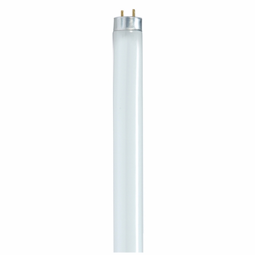 Fluorescent T8 Linear Lamp, Designation: F17T8/865/ENV, 17 WTT, T8 Shape, G13 Medium Bi Pin Base, 20000 HR, Lumens: 1300 LM Initial, 6500 DEG K Color Temperature, Daylight 82 CRI, 23-25/32 IN Length, 1 IN Diameter