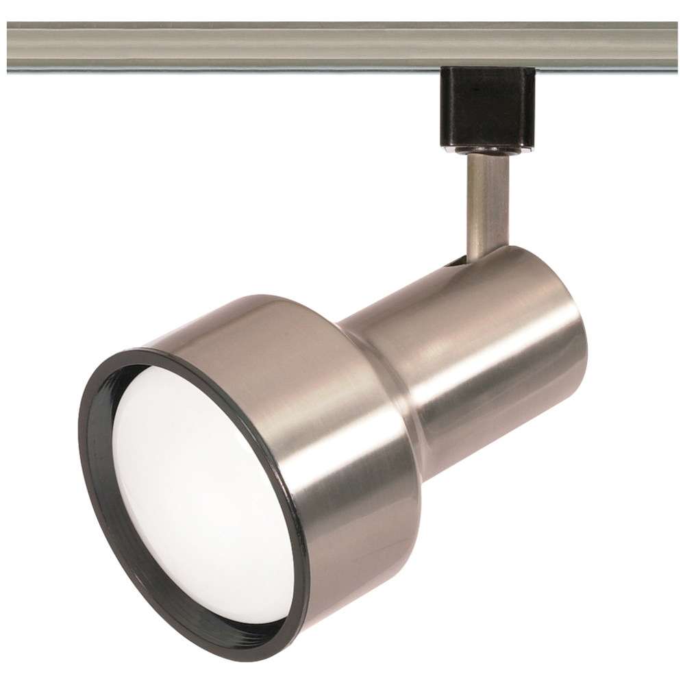 1 Light - R30 - Track Head - Step Cylinder - Brushed Nickel