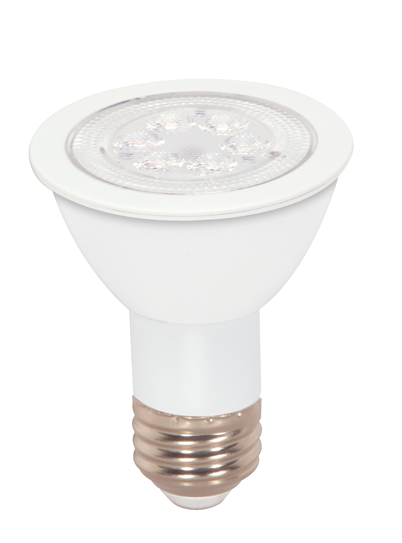 PAR LED, Designation: 7W LED PAR20 - 40' Beam Spread - Medium Base - 120V - Amber