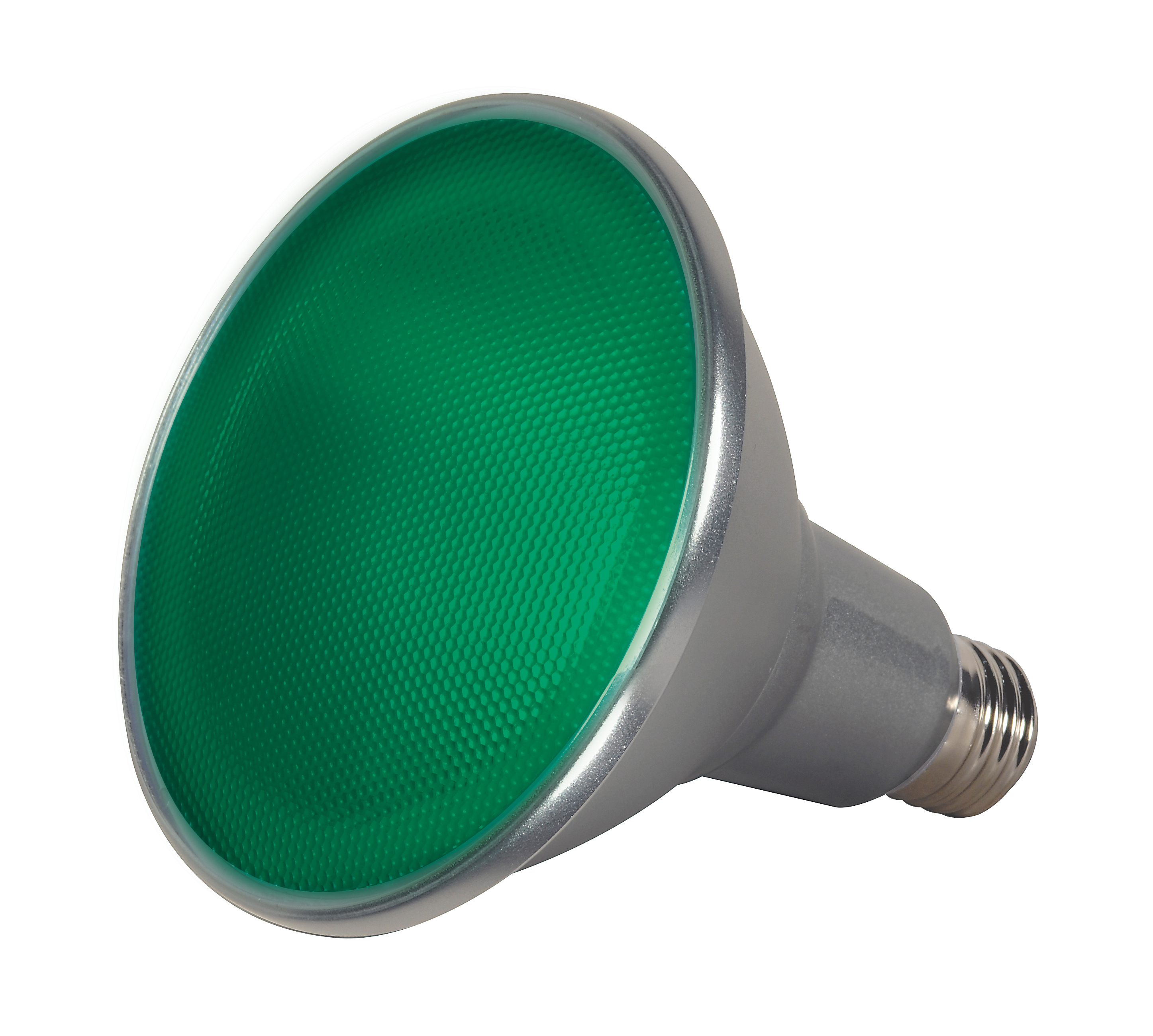 PAR LED, Designation: 15W PAR38 LED - 40' Beam Spread - Medium Base - 120V - Green