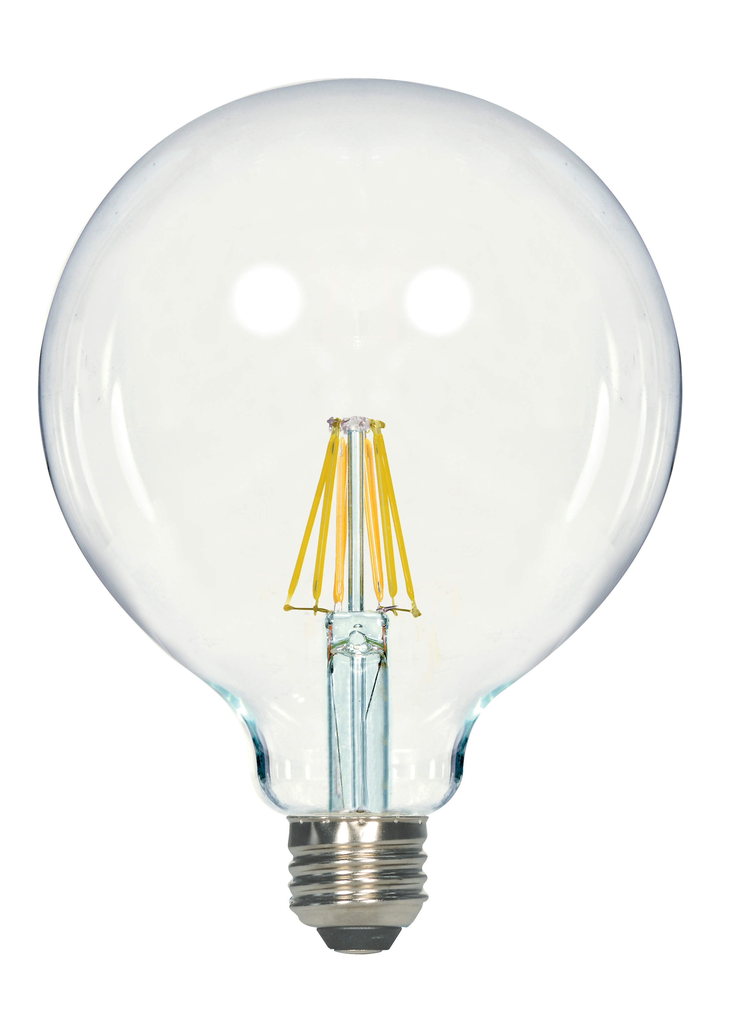 LED Filament, Designation: 6.5W Filament LED G40 Globe - 360' Beam Spread - Medium Base - 2700K - 120V
