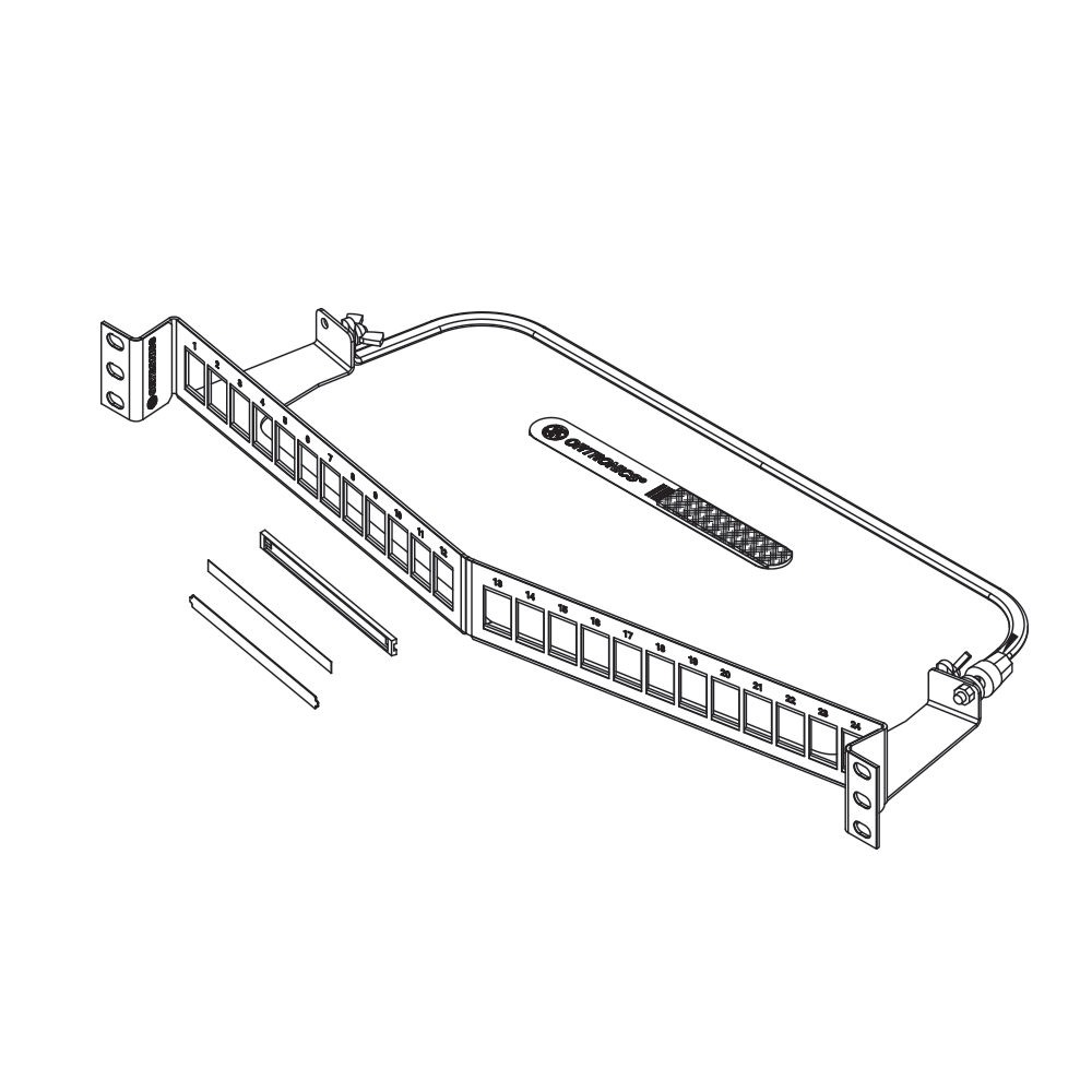 Product image for ORTR OR-PHATKSU24 24PORT TKS SHIELD