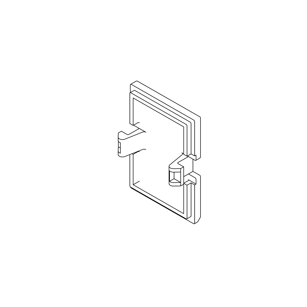 Product image for ORTR OR-PJB10-00 BLANK PANEL JACK,