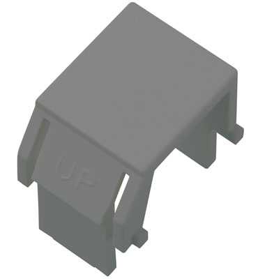 Product image for Pass & Seymour ACBLKM4 Blank Keystone Insert (4-Pack) - Magnesium