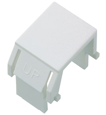 Product image for Pass & Seymour ACBLKW4 Blank Keystone Insert (4-Pack) - White