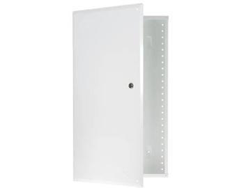 Product image for On-Q EN4250 14.3 x 3.7 x 42.1 Inch Powder Coated Glossy White Hinged Cover Enclosure