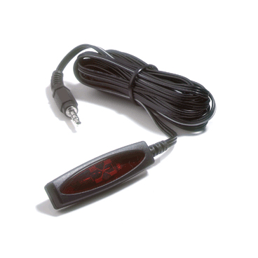 Product image for On-Q AC1016 10 Foot Cord ABS Black Audio System Universal IR Target