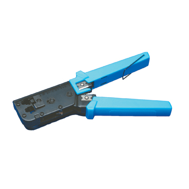 Product image for On-Q 364555-01 8 x 1.59 Inch Category 5/5E/6 EZ to RJ45 Blue Modular Plug Hand Tool