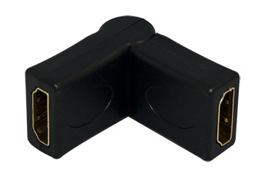 Product image for On-Q AC2101 19-Pin to 19-Pin Termination Video Connector HDMI Hinged Coupler