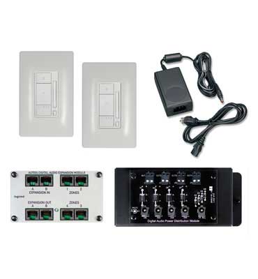 Product image for Pass & Seymour AU7052-WH 2 RM Audio Digital Kit