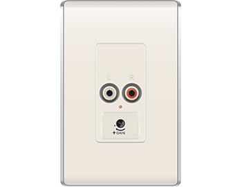 Product image for On-Q AU5008-LA Light Almond Studio Design Audio System Local Source Input