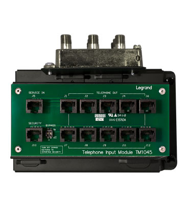 Product image for On-Q CO1045 10 x 8 5 to 1002 GHz Black Video/Voice Combination Module