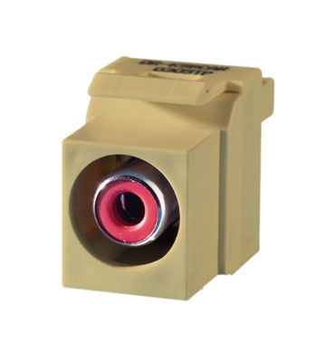 Product image for KEYSTONE RCA RED FEED THRU IV (M10)