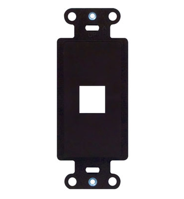 Product image for On-Q WP3411-BR 1.65 x 0.28 x 4.19 Inch 1-Port Brown Plastic Wall Box Mounting Non-Flexible Outlet Strap