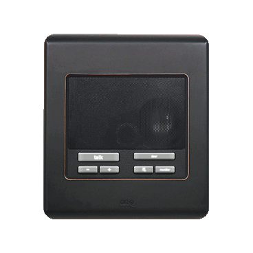 Product image for On-Q IC5004-OB 0.15 Amp 24 VDC 4-Pair Category 5 Oil Rubbed Bronze Cast Zinc Alloy Selective Call Intercom Patio Unit