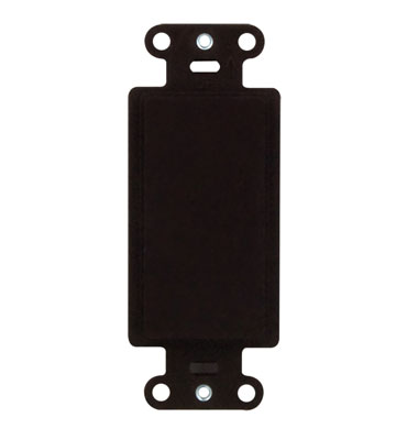 Product image for OnQ WP3410BR DECOR OUTLET STRAP BLA