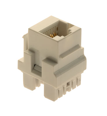 Product image for OnQ WP3458LA CAT5E RJ45 T568 A/B CO