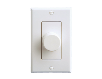 Product image for Pass & Seymour AU0100-WHLA-V1 High Impact Plastic Speaker Volume Control - White/Light Almond
