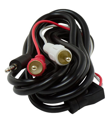 Product image for Pass & Seymour AC2712-BK 3.5mm to L/R RCA Audio Cable (12 ft)
