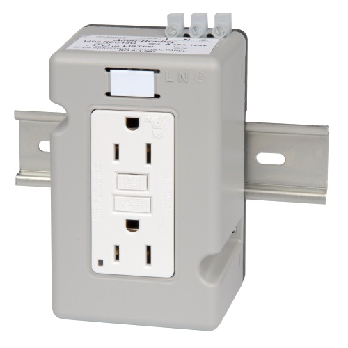 Leviton Din Rail Mounted Receptacles: Rockwell Auto. 1492-REC15G At Gerrie Electric