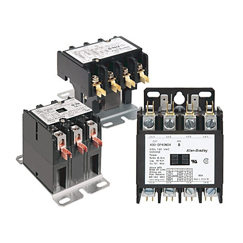 Product image for Allen-Bradley 400-DP30ND3 30 Amp 120 Volt 50/60 Hz Definite Purpose Contactor
