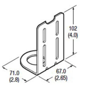 Product image for Allen-Bradley 60-2230 Right Angle 90 Degree Mounting Bracket