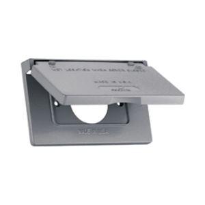 Cover 1G WP Sgl Recp Vert 1.625